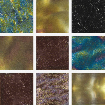 Aquabella Aurora Borealis Wonder 2x2 Glass Tile